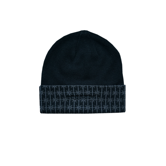 cuffed hat - black