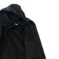 hooded denim jacket - washed black